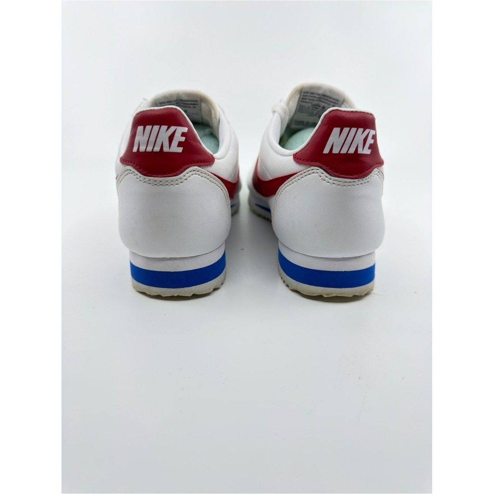 Nike Womens Size 9 White Red Blue Cortez Classic Leather Sneakers 807471-103 - Picture 3 of 10